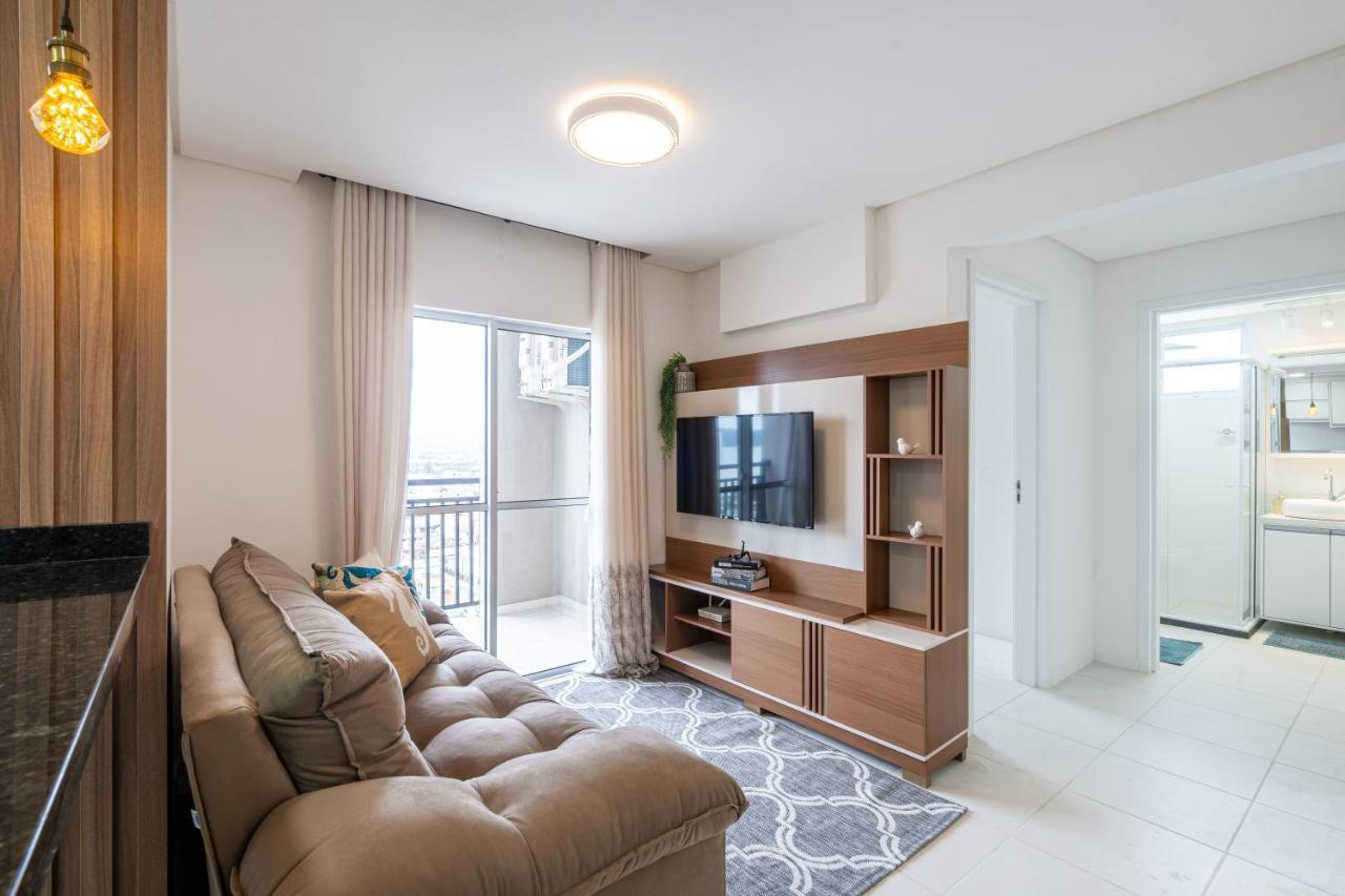 Apartamento Com Vista Mar, Ar-Condicionado, Wi-Fi Condominio Com Piscina, Quadra De Esportes Playground Infantil A 15 Minutos Do Beto Carreiro Piçarras 外观 照片