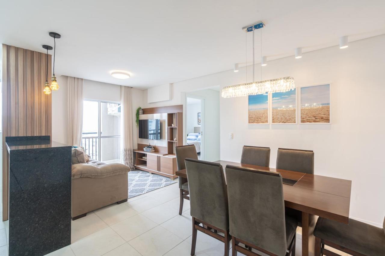 Apartamento Com Vista Mar, Ar-Condicionado, Wi-Fi Condominio Com Piscina, Quadra De Esportes Playground Infantil A 15 Minutos Do Beto Carreiro Piçarras 外观 照片